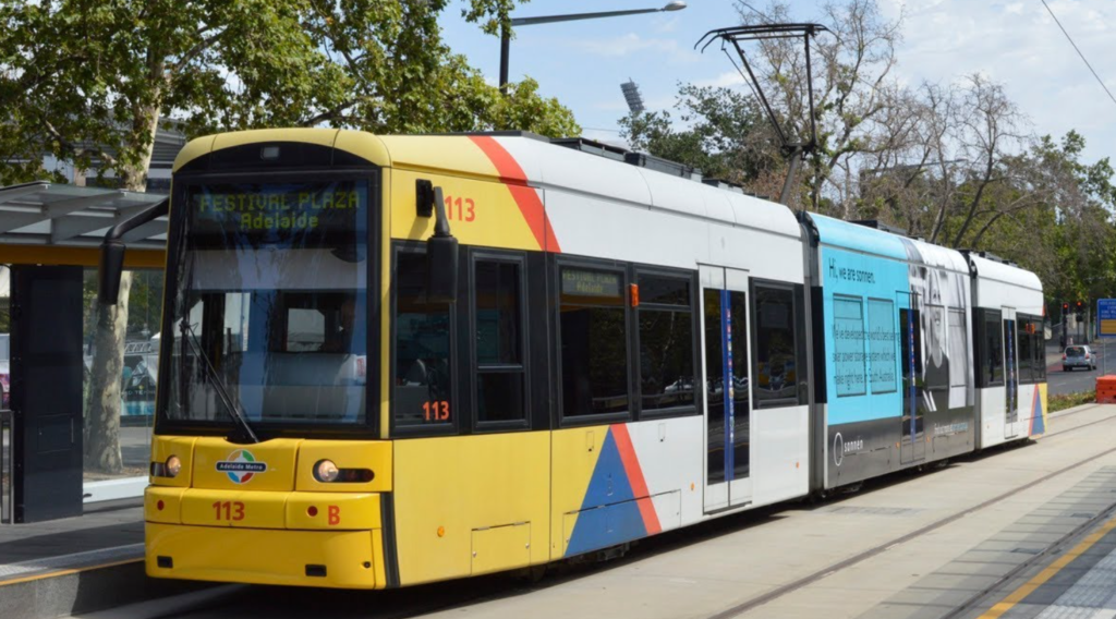 giá vé xe điện Metro trams ở Adelaide