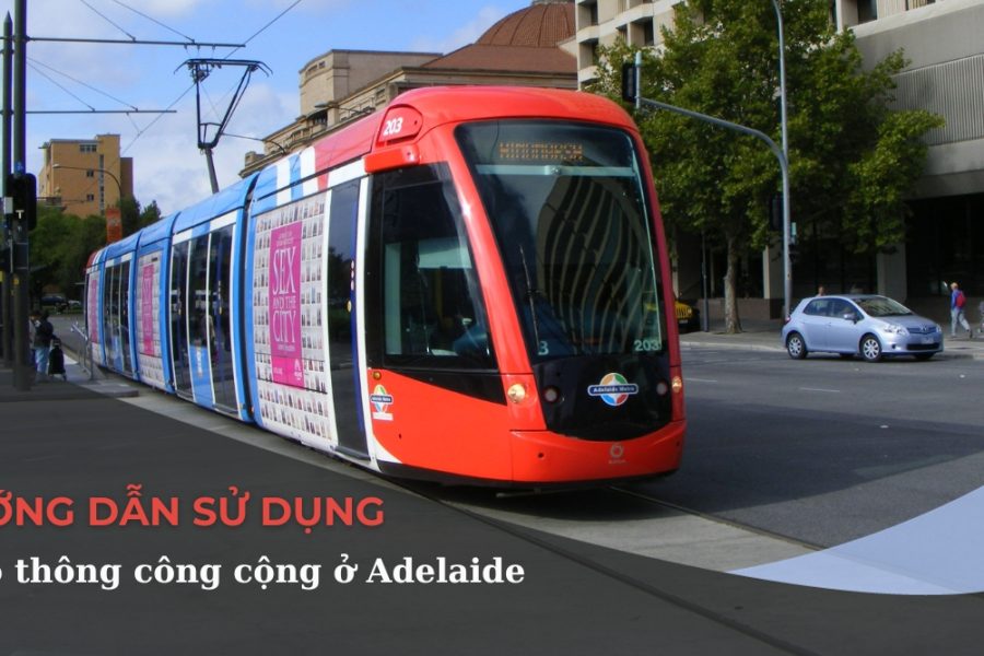 gia ve phuong tien cong cong o Adelaide